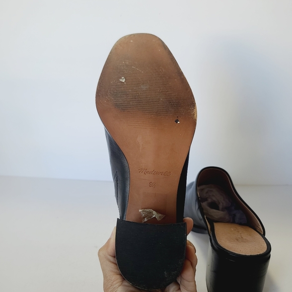 Madewell The Macarro Mule In Black Size 9.5 - Picture 8 of 9